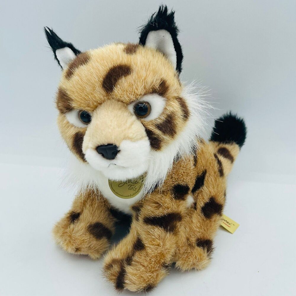 Adorable Plush MIYONI Lynx Cat Stuffed Plush Animal TOTS by Aurora